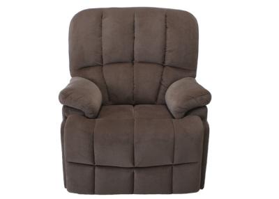 China American Style Brown Motion Recliner Chair , Glider Lift Chair Recliner One Seat for sale