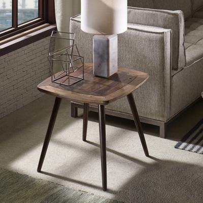 China Authentic Solid Reclaimed Wood End Table With Subtle Distress Marks for sale