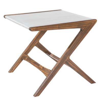 China Individual Shape Solid Wood End Tables , Lift Top Cocktail Table Rustic Pine for sale