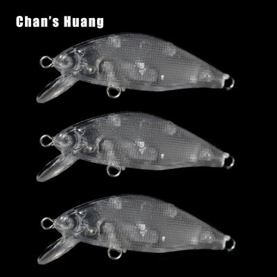 China ABS Hard Plastic Chan Huang Hard Artificial Bait Floating Wobblers 5CM 3.8G Customized Unpainted Fishing Lure Blanks For Bass Fishing Tackle for sale