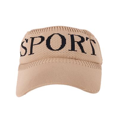 China Summer Designer Visor Fashion Outside Sports Cheap And Whole Woven Visor Hat Sun Protection Sports For Women for sale