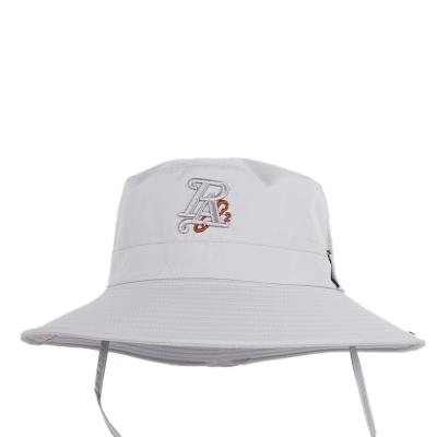 China Wholesale Empty Fisherman Surf Bucket Hat Logo Topi Cap Outdoor Hat Custom Rts Sunshade With String for sale