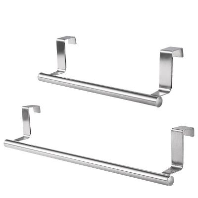 China Minimalist Amazon Over the Door Towel Rack Rack Stainless Steel Bathroom Buffet Hanging Towel Racks for sale