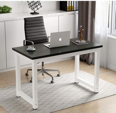 China Simple White Modular Metal Adjustable Steel Modern Home Work (Height) Table Office Computer Table Wooden Desk for sale