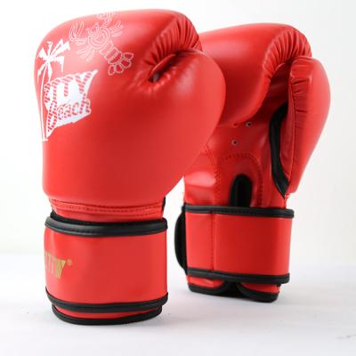 China PU Leather Breathable Fighting Women's Competition Design Quality Single Boxing Gloves for sale