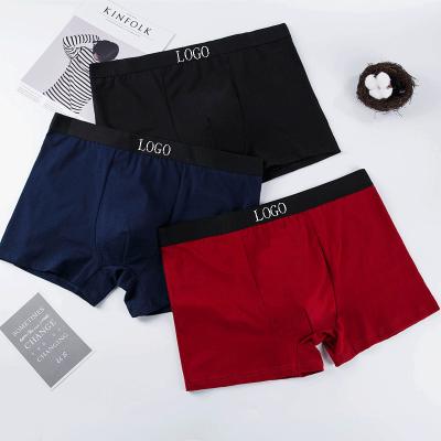 China OEM&ODM Wholesale Best Quality Men's Breathable Cotton Underwear Boxers Shorts Plus Size Mens Underwear for sale