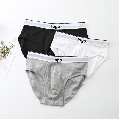 China Breathable Mens Cotton Spandex Briefs Boxer For Men Custom OEM Man Underwear for sale