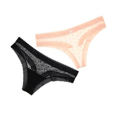 China Jali High Quality Women's Sexy Thong Women's Bikini Panties Custom Women's Custom Women's Lace Breathable Underwear for sale