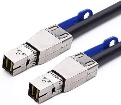 China SAS SFF 8644 Mini Computer 0.5 Meter External HD Cable Assembly To SFF 8644 for sale