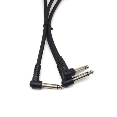 China TRS Factory 26awg PVC Custom Stereo 2 Core 90 Angle Mono Male To Stereo Male 2.5/3.5mm Aux Cable Mono Cable. audio for sale