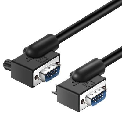 China Wholesale custom COMPUTER multi-angle DB9pin left and right angled extension cable db9 rs232 male to male to female serial cable for sale