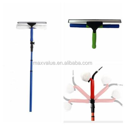 China Durable adjst capable double faced telescopic window cleaning brush for sale