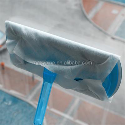 China Sustainable Flat Disposable Nonwoven Aluminum Handle Broom for sale