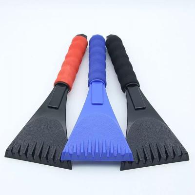 China Plastic Multi Function Wiper Remover Snow Ice Shovel Window Scraper In One Type Size Product Place Plastic Material Origin Model for sale