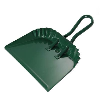 China Heavy duty metal garden broom and dustpan for sale