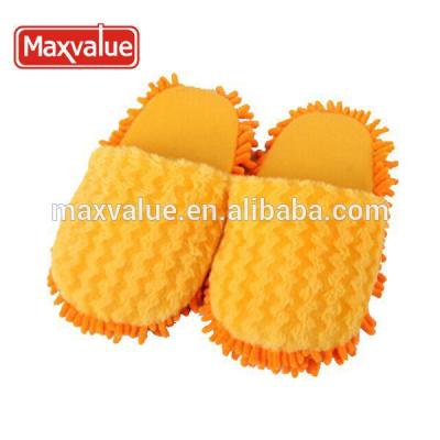 China High Absorb For Water Resistant Yellow Anti-fiber Floor Cleaning Wet And Dry Slipper for sale