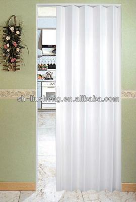 China Sliding Double Ply Panels Accordion Sliding Folding Toilet Doors With Soft Seal for sale