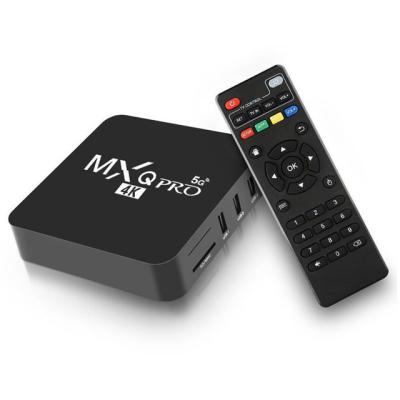 China Android 7.1 2021 Cheapest Android TV Box 10.0 Ram 8gb Rom Dual Wifi Android 7.1 Smart Set Top Box Mxq pro 4k 5g 1gb for sale