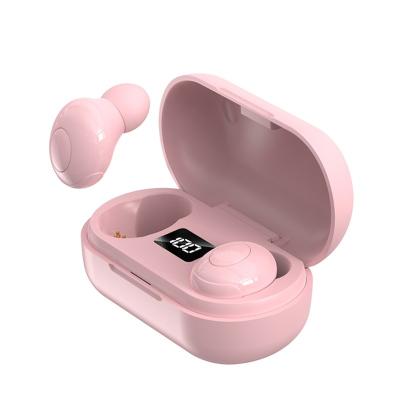 China High Fidelity Ipx7 BT5.0 Small Size Sound Waterproof Audifonos T8 Auto Connecting Wireless Earphone for sale