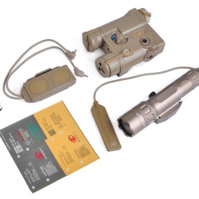 China Waterproof Element Airsoft Combat IV I Style Laser Indicating Wire Switch Flashlight Set For Hunting EX425 for sale