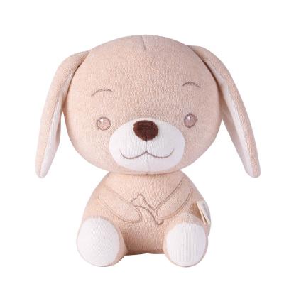 China Wholesale Cute Animal Doll Baby Plush Toy Gift for Kid Music Box Crinkle Paper Dog Plush Toys for sale