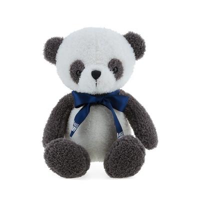 China Wholesale Soft Plush Toy OEM Logo Custom Plush Panda Bear Cute Teddy Bear Toy Kids Play Plush Stuffed Panda With Bow for sale