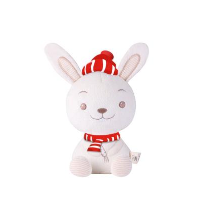 China Custom Cute Animal Doll Kids Christmas Stuffed Bunny Plush Cute Sensory Toys for sale