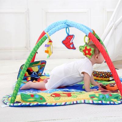 China Miniminy Plush Baby Play Mat Baby Toys Newborn Crawling Soft Blankets Play Mat Gym Toddler Activity Mat for sale