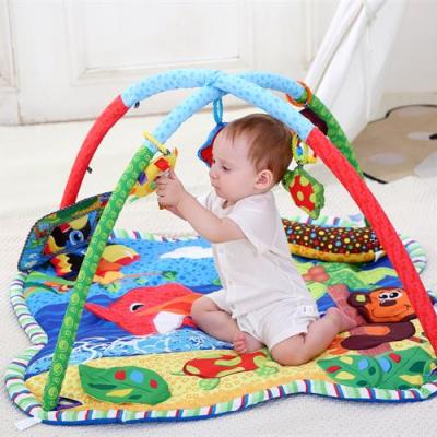 China Miniminy Wholesale Activity Game Gym Baby Interactive Musical Play Mat For Baby for sale