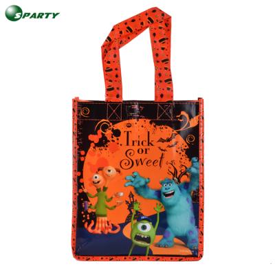 China Brand Tote Custom Logo Laminated PP Non Woven Fabric Carry Bag On Promotion for sale