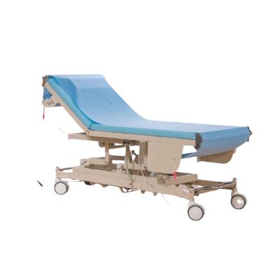 China Multifunction Electric Hospital Bed Ultrasound Examination Table, Automatic Paper Change Function, Hip Adjustment Examination Couch Table for sale