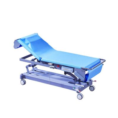 China Ultrasonic Automatic Paper Change Function Table Hospital Bed Height Adjustment Electric Examination Couch Table for sale