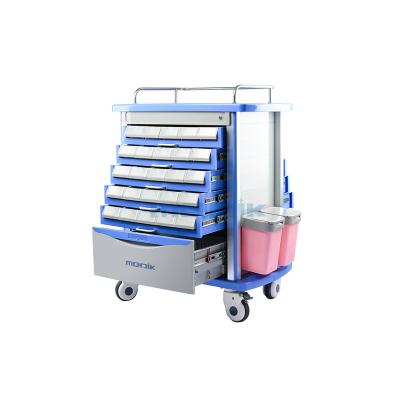 China Modern Medicine Cart Prices Hospital Carts Manufacturer Medicine Cart With Medical Drawers For Sale for sale