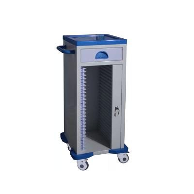 China Modern YA-MRT011 ABS Cart& Folder Medical Record Trolley for sale