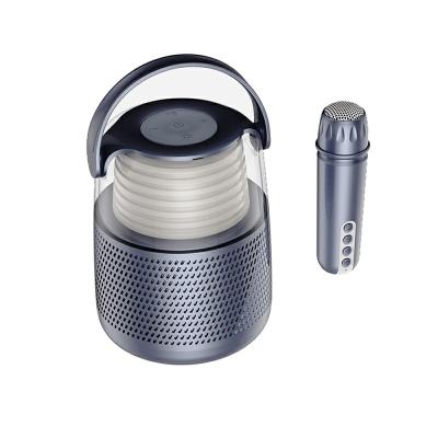 China Hot Selling Portable Mini Wireless System Karaoke Speaker Microphone for sale