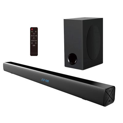 China Newest 2.1CH soundbar wireless system with wireless subwoofer BT bar home theater sound system EC-6015WS for sale