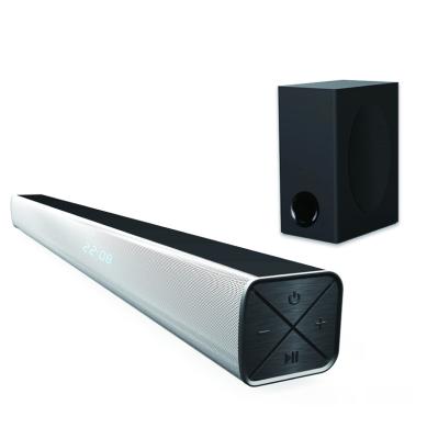 China Hot Sales Wireless System 5.25 Inch BT Subwoofer Speaker 80W Stereo Soundbar Speaker For TV for sale