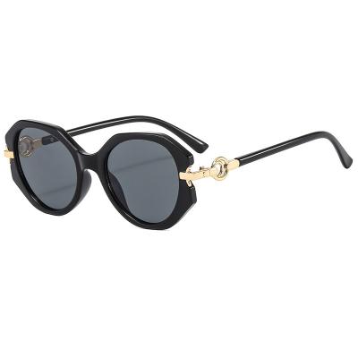 China Vintage Metal+PC Frame Gradient Sunglasses Shades Women Fashion Classic Sun Glasses Stylish Sun Glasses Retro for sale