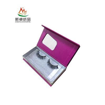 China Recycled Materials Custom Magnetic Eyelashes Lashes Boxes for sale