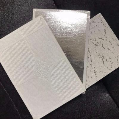 China Factory Supply Artistic Ceilings PVC Gypsum Ceiling Fireproof Paper Laminated Tiles for sale