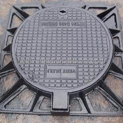 China Malleable Ductile Iron Square Heavy Duty Manhole Cover for sale