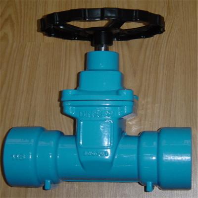 China General Cast Iron Double Socket Soft Ported Valve For DCI Hose for sale