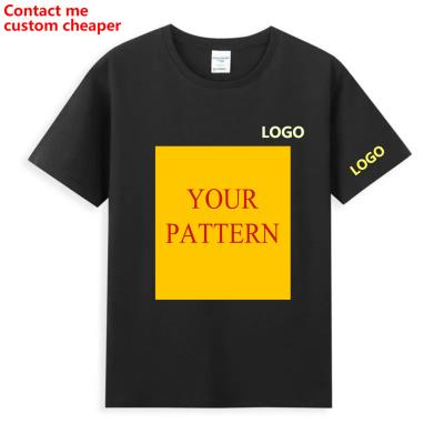 China Breathable Custom T Shirt Printing Blank T Shirt With Logo For Men Your Own Brand Customize Tee Shirts for sale