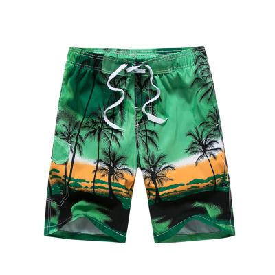 China Anti-wrinkle OEM Style Custom Logo Printing Boardshorts Men Surfing Board Shorts Beach Shorts Swim Trunks For Men With Mesh Lining for sale