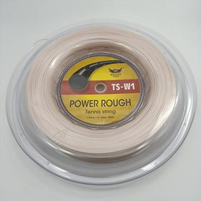 China Rough Alu High Power 1.25mm Polyester Spool Longevity 200m Tennis String Custom For Tennis Racket Sports for sale