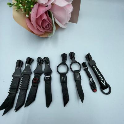 China Customized High Quality Metal Nickel Free Zipper Pull Suitable For Clothing Bags for sale