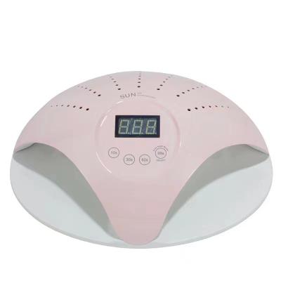 China Free Sample 48w Polsih Machine Nails Dryer Hands Two LED UV Gel Pink Nail LED Treatment Lamp For Drying Feet Nail UV Dryer Double LED Light for sale