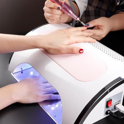 China Stainless Steel 54W 3-IN-1 25000RPM UV Nail LED Lamp Vacuum Cleaner Suction Dust Collector Drill Machine Pedicure Solvent Polisher Nail Tools for sale