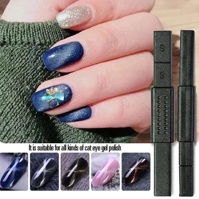 China Easy Apply Strong Magnetic 3D Cat Eye Effect Magnet Nail Stick Set For Gel Nail Polish UV UV Lamp For Gel Varnish for sale