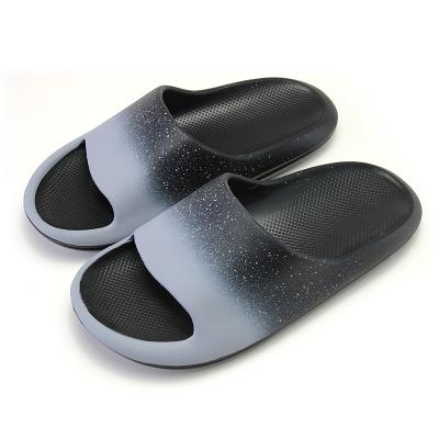 Китай CUSHIONING 6-Color Gradient Color Couple Fashion Slippers Men Slides Screen Print 3D Logo Slides Men продается